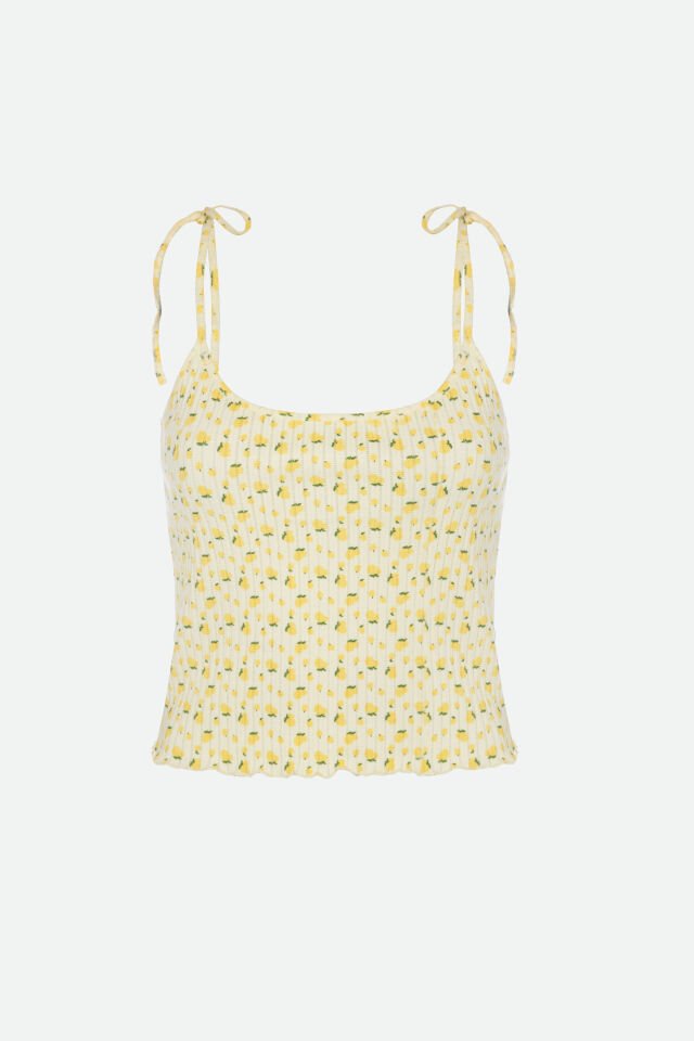 Kadın Ajur Kumaş Bağlama Biyeli Askılı Şort Takım XL