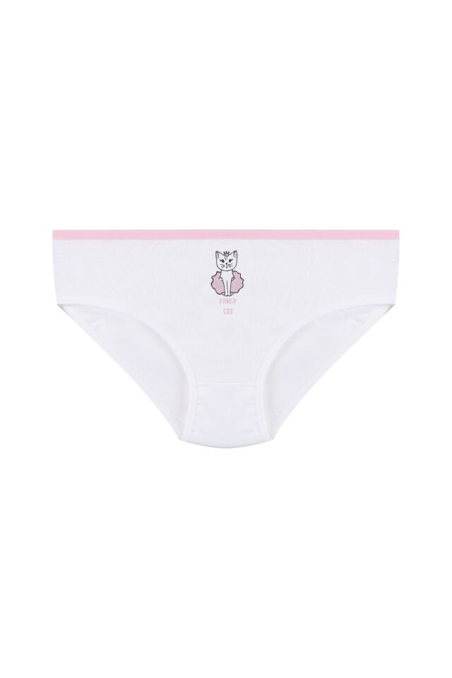 Kız Çocuk 3'lü Sevimli Fare Desenli Slip