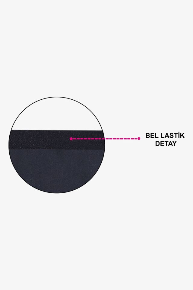 Kadın 2'li Lazer Kesim Boxer KO5700LZR-1 Siyah-Beyaz - M/L