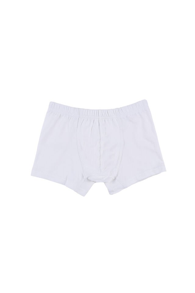 Erkek Çocuk Pamuklu 5'li Baskılı Boxer Lacivert - Gri - 3-5 Yaş