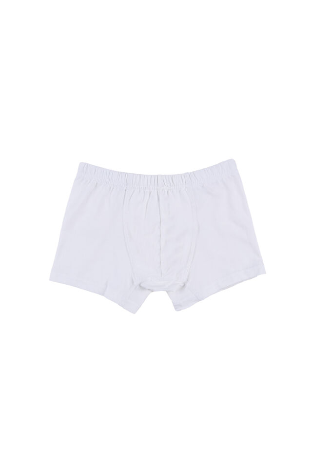 Erkek Çocuk Pamuklu 5'li Baskılı Boxer Lacivert - Gri - 7-9 Yaş