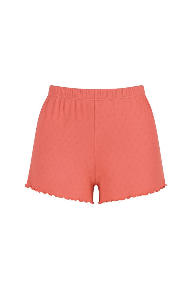 Kadın Pamuklu İp Askılı Şort Takım