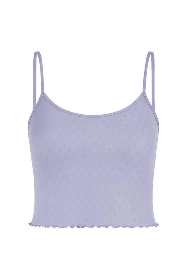 Kadın Pamuklu İp Askılı Şort Takım