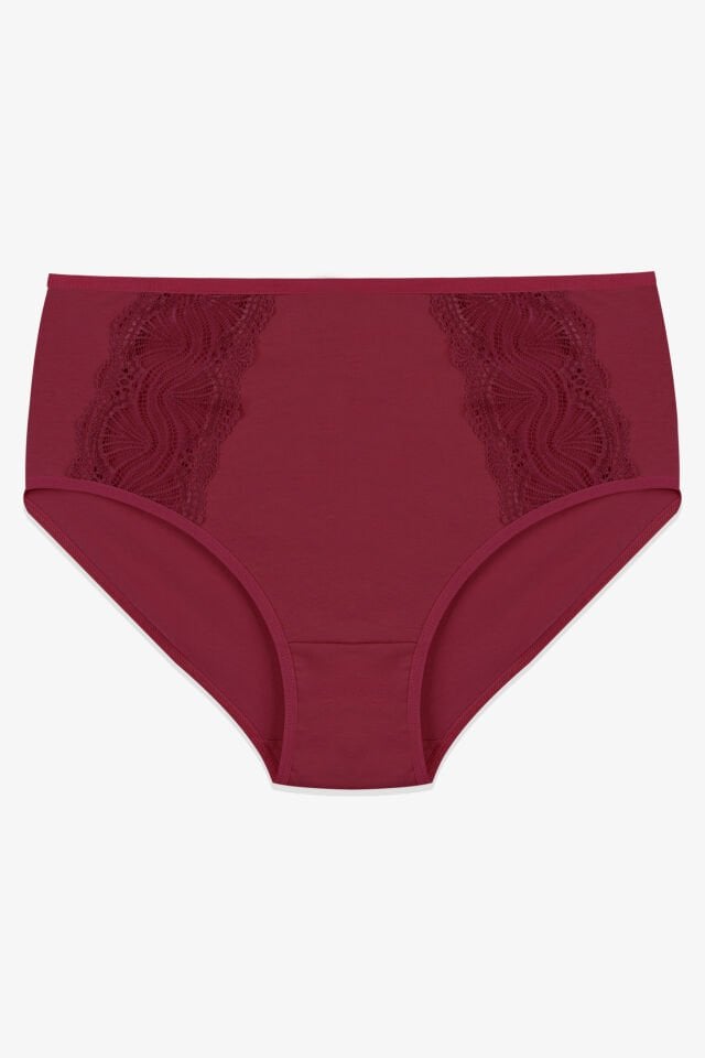 Kadın 3’lü Dantel Detaylı Pamuklu Külot