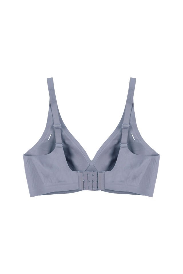 Kadın Balensiz Lazer Dikişsiz Pedli Sütyen Mavi - 85B