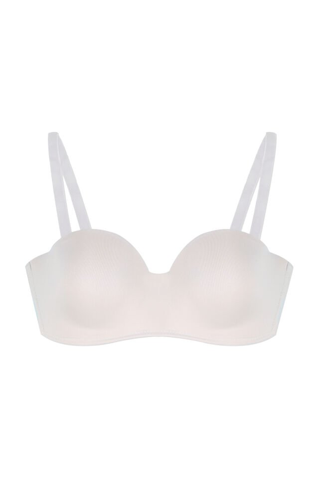 Çok Renkli 3'lü Pamuklu Mikro Kaplı  Straplez Sütyen 90B