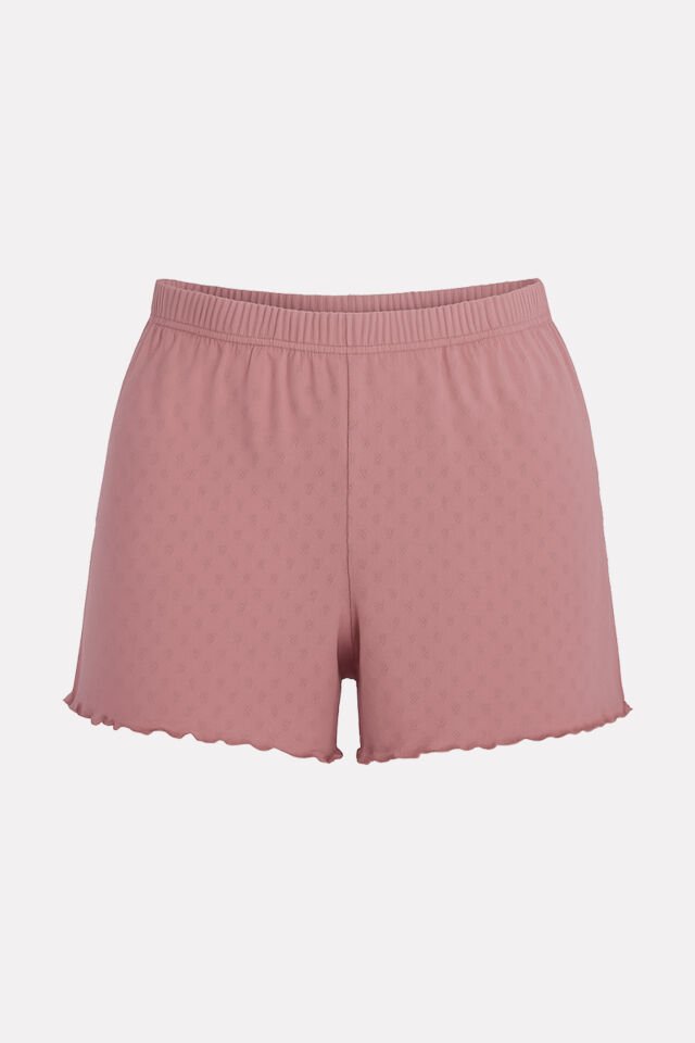 Kadın Pamuklu Baby Overloklu 2'li Şort L-XL