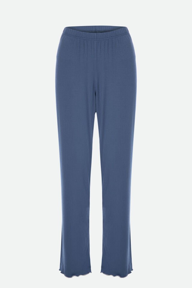 Kadın Kısa Kollu Fiyonklu Fitilli Pijama Takımı