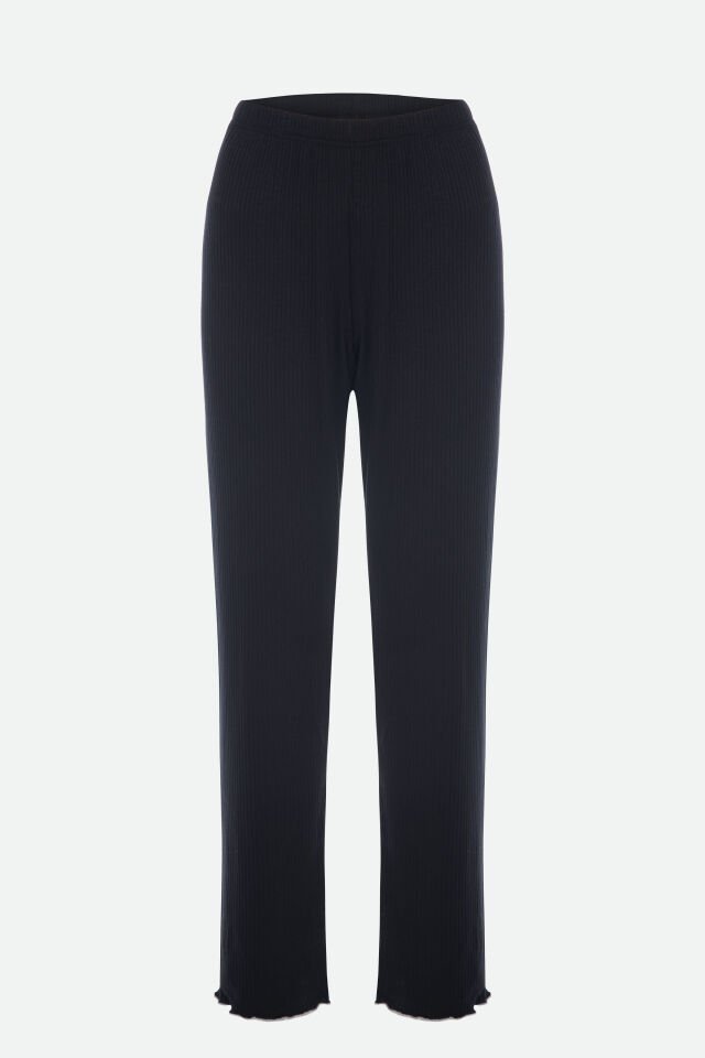 Kadın Kısa Kollu Fiyonklu Fitilli Pijama Takımı Pembe - Beyaz - XL