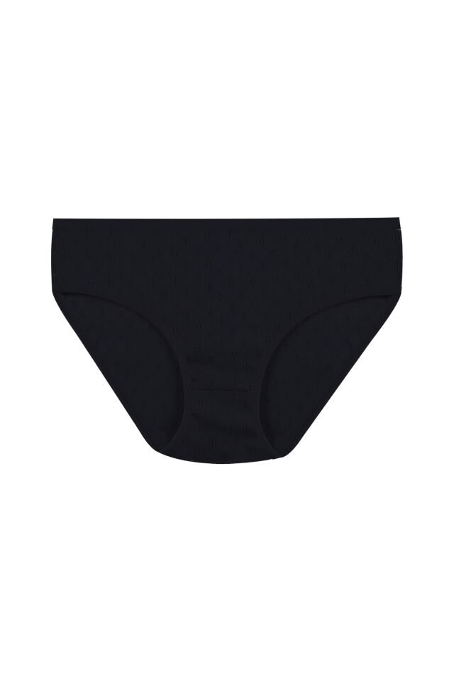 Kadın 7'li Transfer Ribana Bato Siyah - Pudra - 4XL