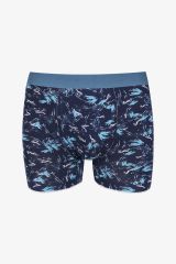 Erkek 3'lü Pamuklu Likralı Boxer