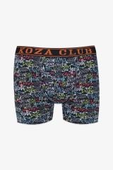 Erkek 3'lü Pamuklu Likralı Boxer