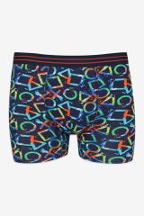 Erkek 3'lü Pamuklu Likralı Boxer