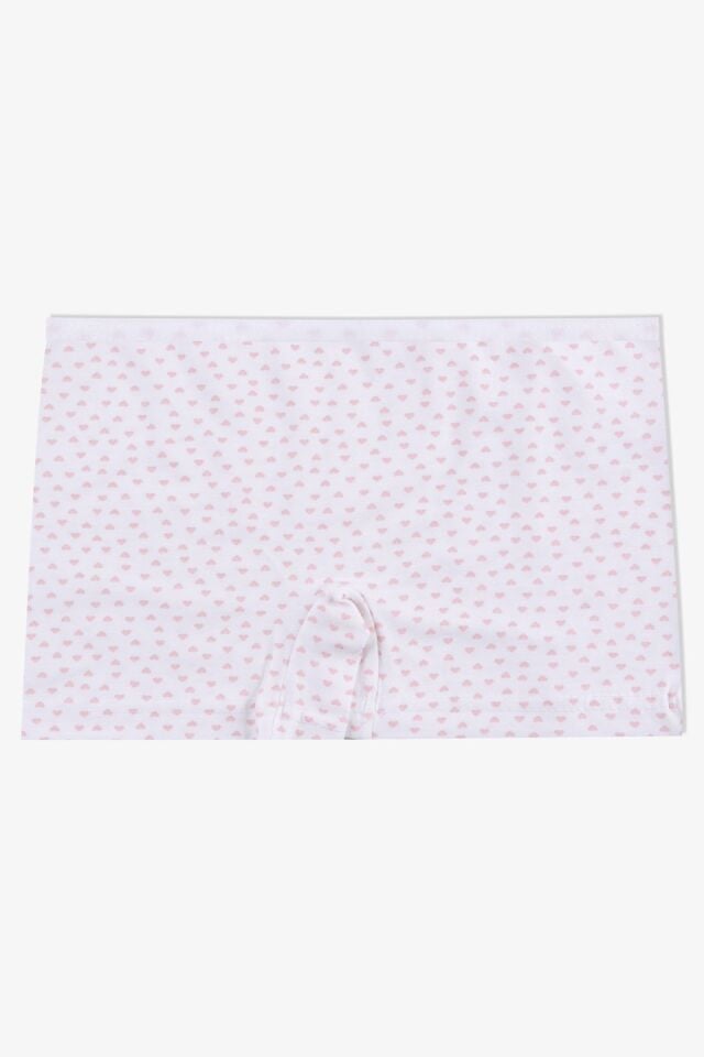 Kız Çocuk 3'lü Desenli Boxer 1052-31 - 7-9 Yaş