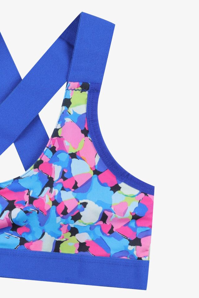 Kadın Dijital Baskılı Sporcu Büstiyer 80508-49 - 85B