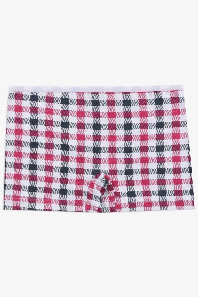 Kız Çocuk 3'lü Desenli Boxer 1052-30 - 9-11 Yaş