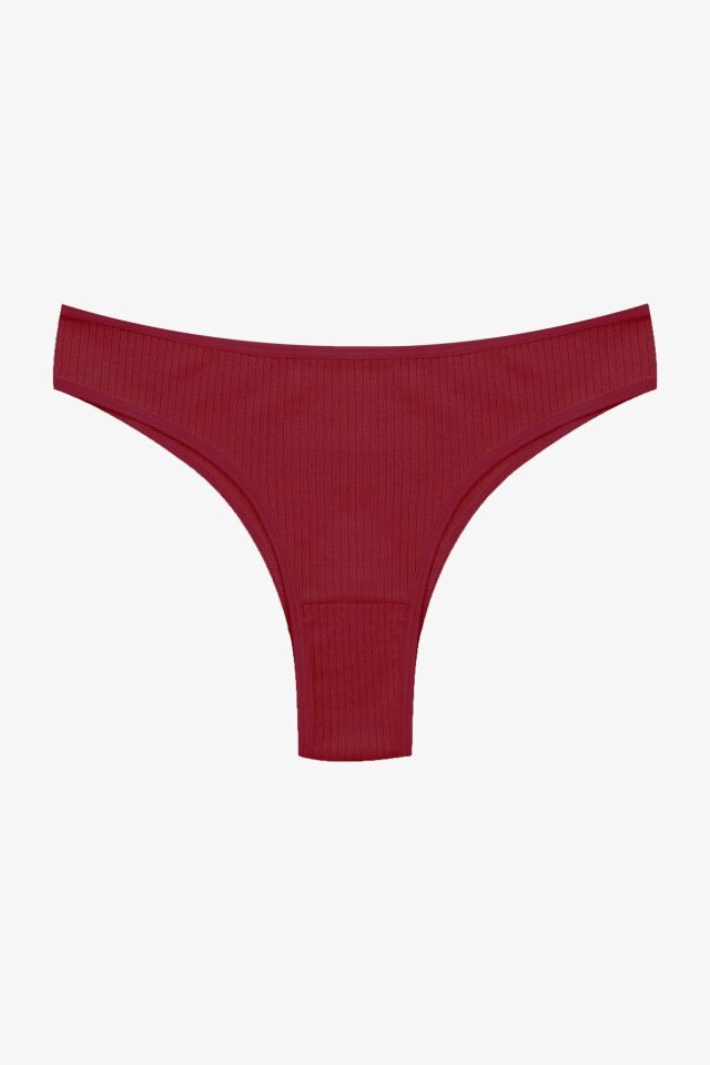 Kadın 5'li Fitilli Brazilian Külot Çok Renkli - XL