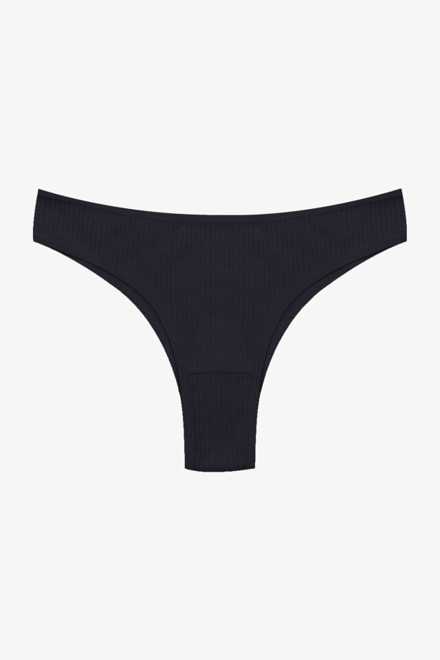 Kadın 5'li Fitilli Brazilian Külot Çok Renkli - XL