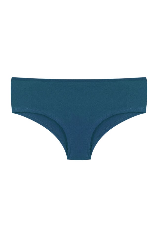 Kadın Pamuklu 3'lü Likralı Hipster Külot L - XL