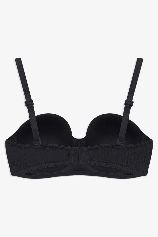 2'Lİ PAKET - Kadın Dolgusuz Mikro Straplez Sütyen