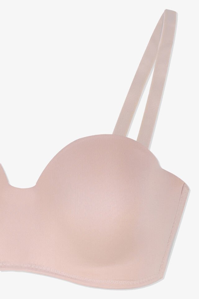 2'Lİ PAKET - Kadın Dolgusuz Mikro Straplez Sütyen