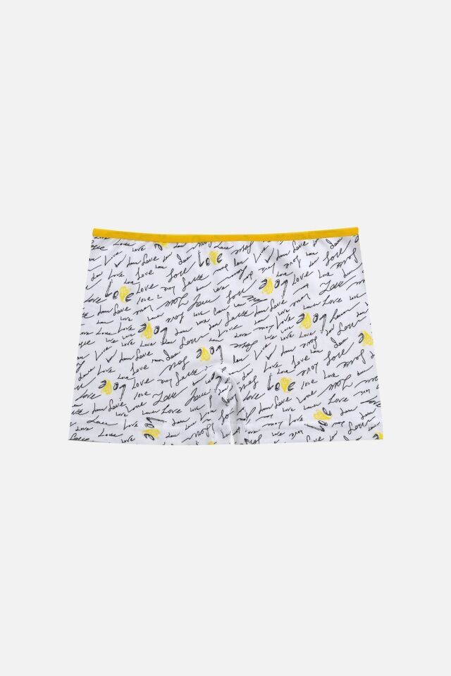 Kız Çocuk 3'lü Desenli Boxer 1052-23 - 3-5 Yaş