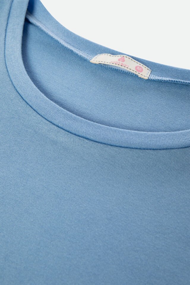 Kadın Pamuklu Kısa Kollu Şortlu Pijama Takımı XL - Mavi -Sarı