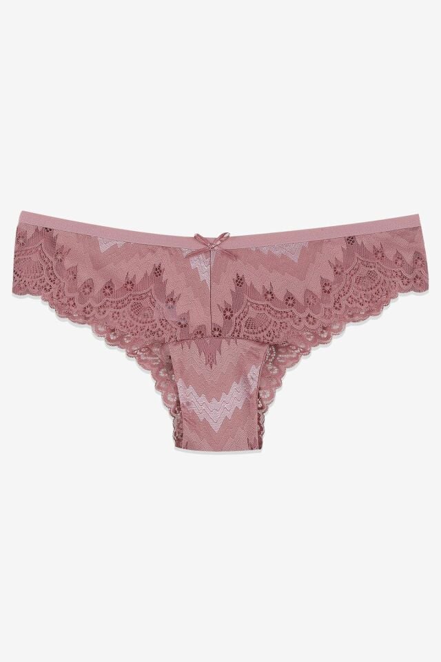 Kadın 5'li Dantelli Fantezi Brazilian Külot