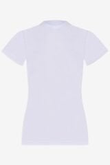 Kadın Kısa Kollu Likralı Pamuklu Yarım Balıkçı Body