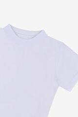 Kadın Kısa Kollu Likralı Pamuklu Yarım Balıkçı Body