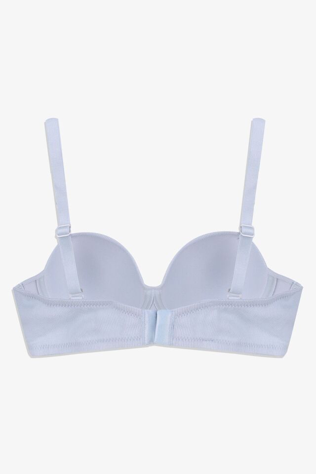 Kadın Fitilli Straplez Sütyen Bebe Mavisi - 80B