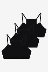 Kadın 3'lü İnce Askılı Yarım Büstiyer