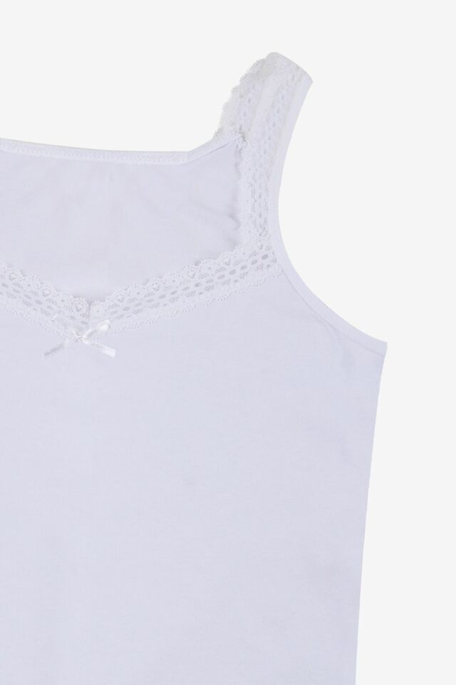 Kadın 2'li Dantel Detaylı Atlet