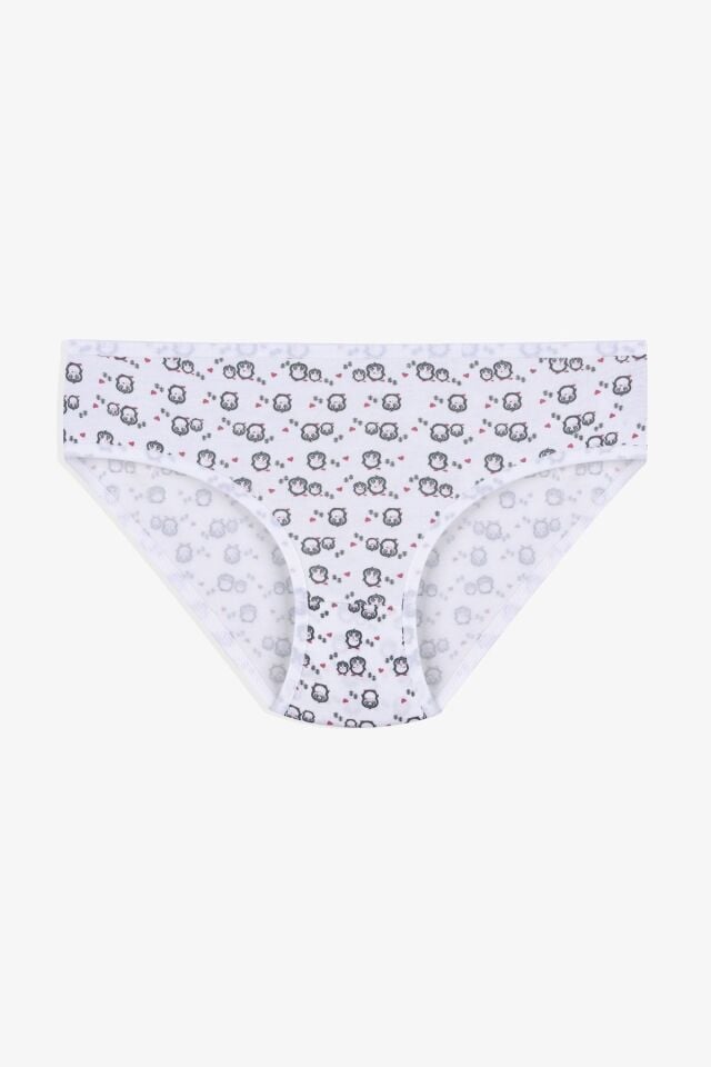 Kız Çocuk 3'lü Sevimli Fare Desenli Slip 1050-137 - 5-7 Yaş - 1050-137 - 5-7 Yaş