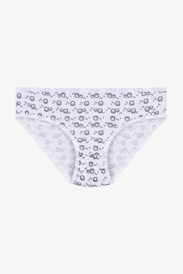 Kız Çocuk 3'lü Sevimli Fare Desenli Slip 1050-137 - 5-7 Yaş - 1050-137 - 5-7 Yaş