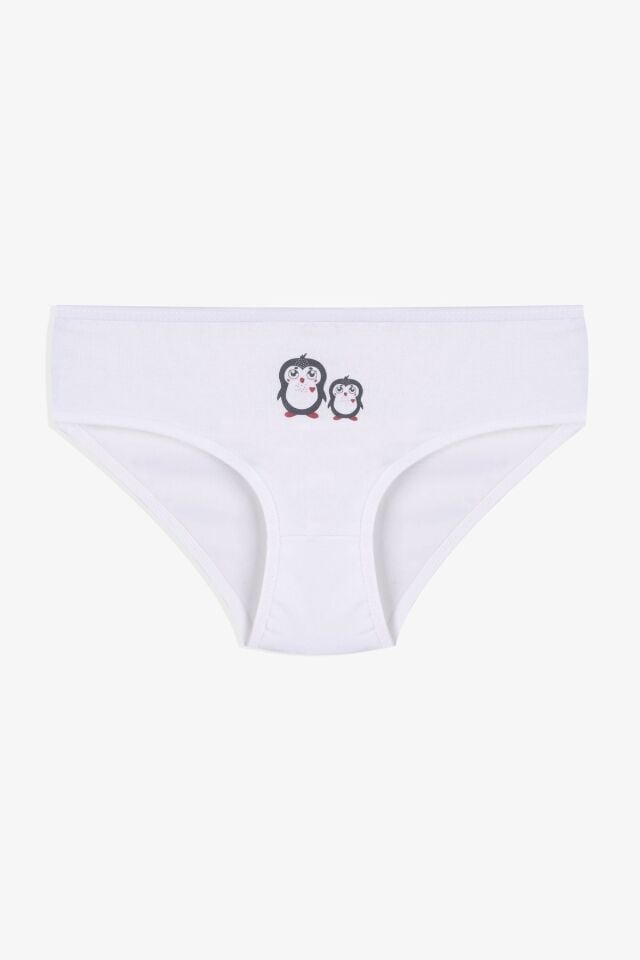 Kız Çocuk 3'lü Sevimli Fare Desenli Slip 1050-137 - 5-7 Yaş - 1050-137 - 5-7 Yaş