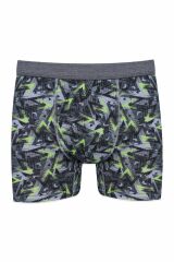 Erkek 3'lü Pamuklu Likralı Boxer