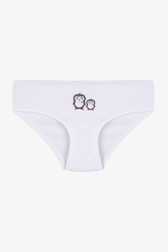 Kız Çocuk 3'lü Sevimli Fare Desenli Slip 1050-137 - 3-4 Yaş - 1050-137 - 3-4 Yaş