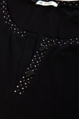 Erkek Pamuklu, Likralı, Yaka Düğmeli Ve Cep Detaylı Pijama Takımı