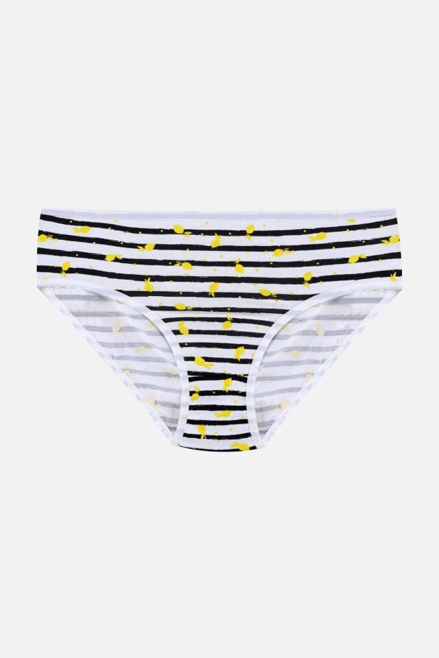 Kız Çocuk 3'lü Sevimli Fare Desenli Slip 1050-112 - 7-8 Yaş - 1050-112 - 7-8 Yaş