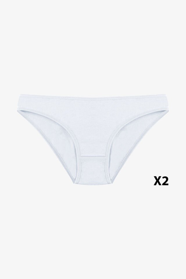 Kadın 7'li Desenli Pamuklu Likralı Külot 11085-145 L-XL - L/XL