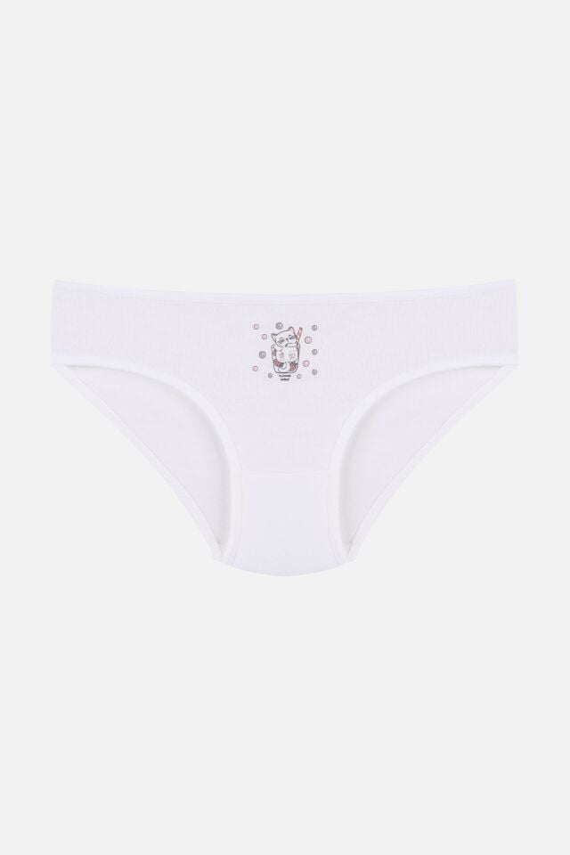 Kız Çocuk 3'lü Sevimli Fare Desenli Slip 1050-117 - 9-12 Yaş - 1050-117 - 9-12 Yaş