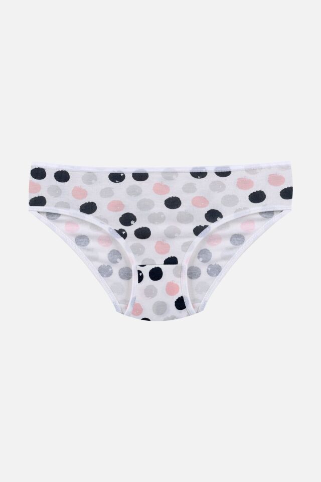 Kız Çocuk 3'lü Sevimli Fare Desenli Slip 1050-117 - 7-8 Yaş - 1050-117 - 7-8 Yaş