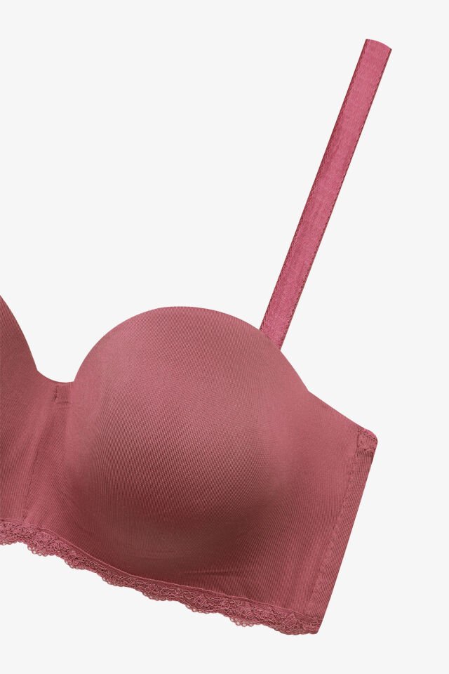 Kadın Dolgusuz Mikro Straplez Sütyen Yavruağzı - 90B