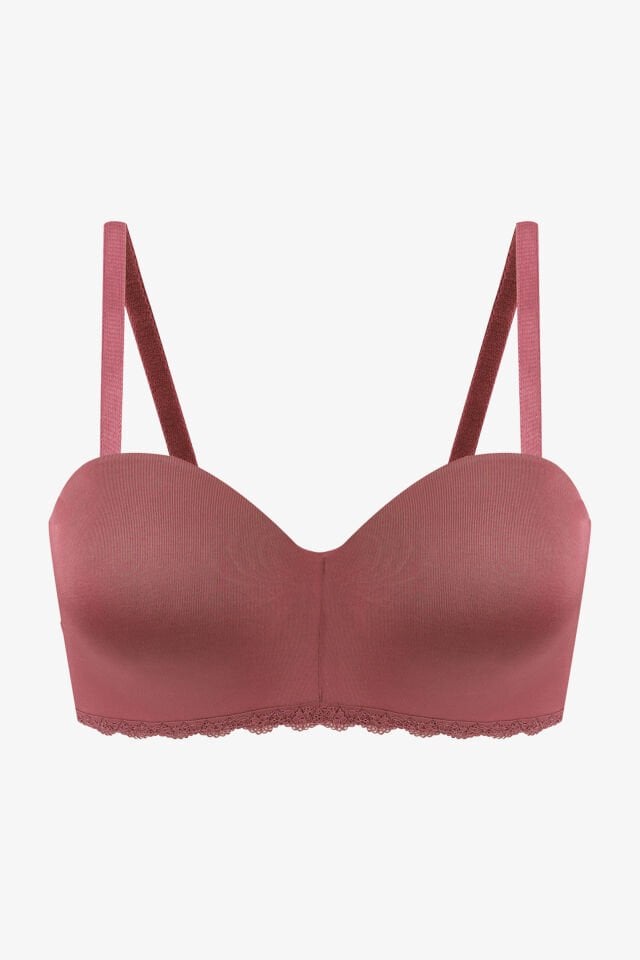 Kadın Dolgusuz Mikro Straplez Sütyen Yavruağzı - 95B