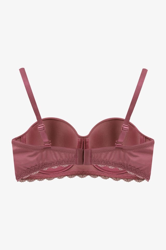 Kadın Dolgusuz Mikro Straplez Sütyen Yavruağzı - 95B