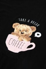 Kadın Yumuşak Dokulu Viskon Dökümlü Pijama Takımı