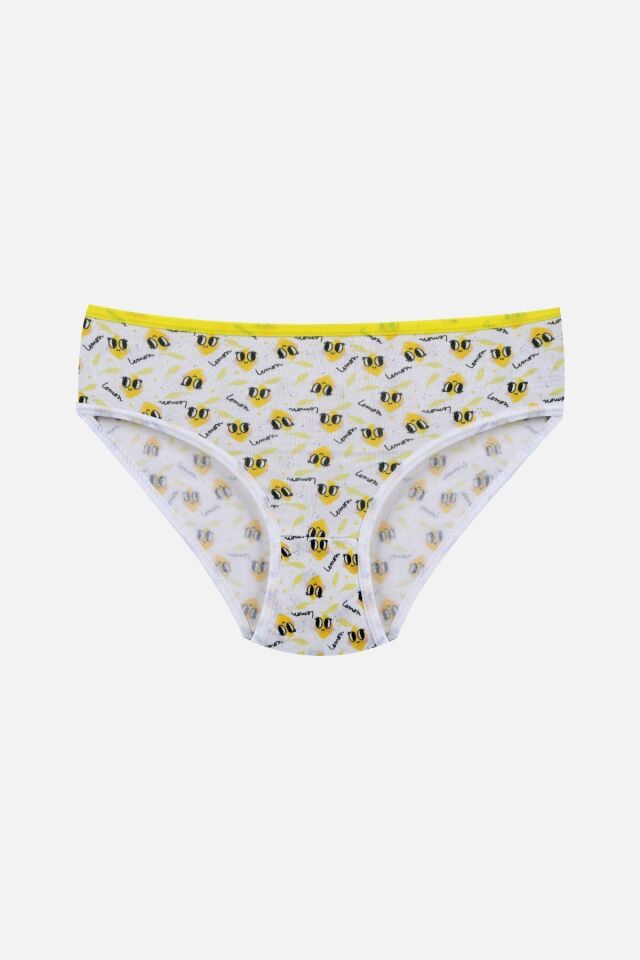 Kız Çocuk 3'lü Sevimli Fare Desenli Slip 1050-121 - 5-7 Yaş - 1050-121 - 5-7 Yaş