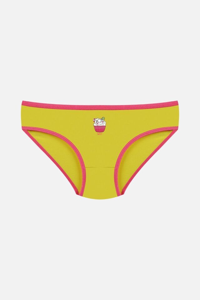 Kız Çocuk 3'lü Sevimli Fare Desenli Slip 1050-89 - 7-8 Yaş - 1050-89 - 7-8 Yaş