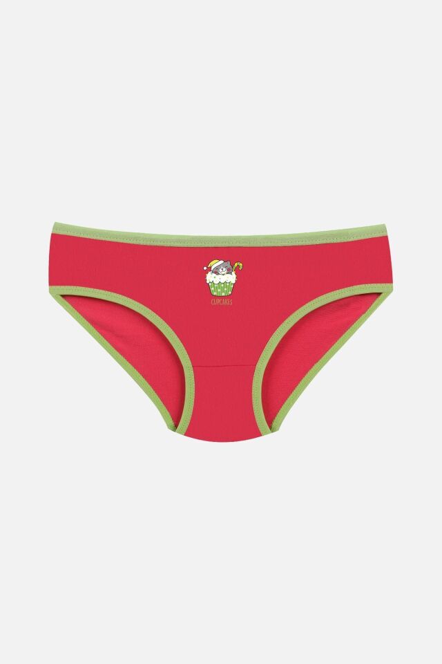 Kız Çocuk 3'lü Sevimli Fare Desenli Slip 1050-89 - 7-8 Yaş - 1050-89 - 7-8 Yaş